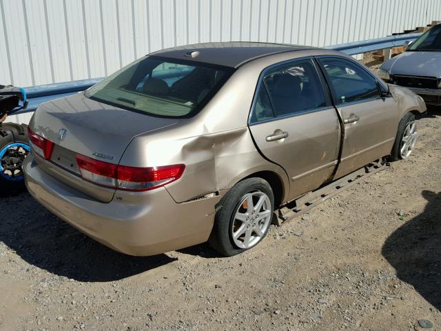 1HGCM66824A029888 - 2004 HONDA ACCORD EX GOLD photo 4