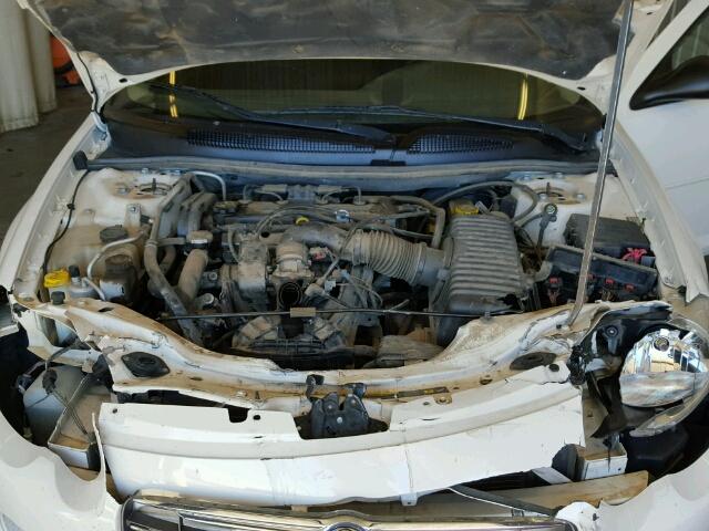 1C3EL46X06N190195 - 2006 CHRYSLER SEBRING WHITE photo 7