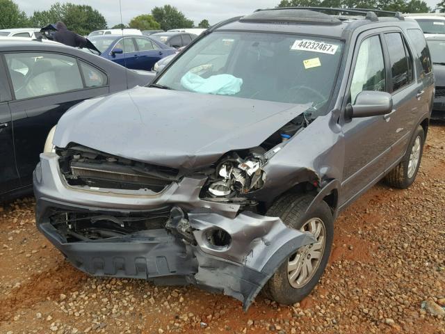 SHSRD78985U316786 - 2005 HONDA CR-V SE BLUE photo 2