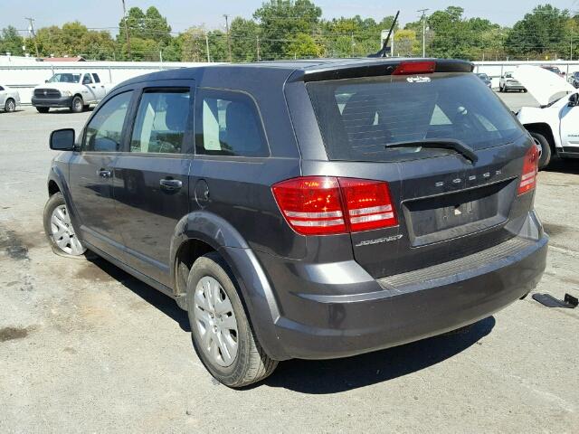 3C4PDCABXET192591 - 2014 DODGE JOURNEY SE GRAY photo 3