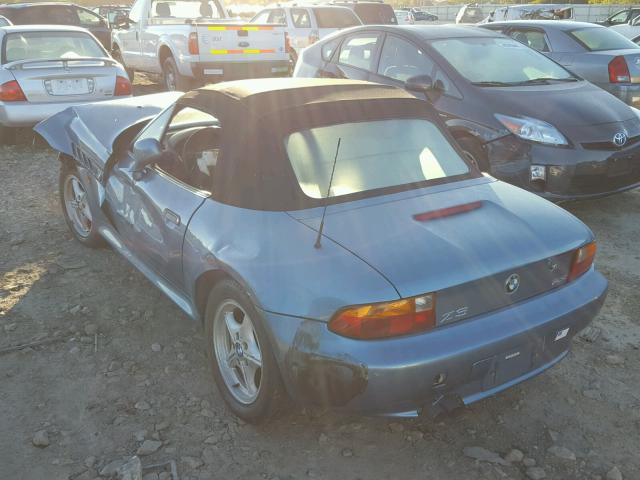 4USCH9331XLF81045 - 1999 BMW Z3 2.3 BLUE photo 3