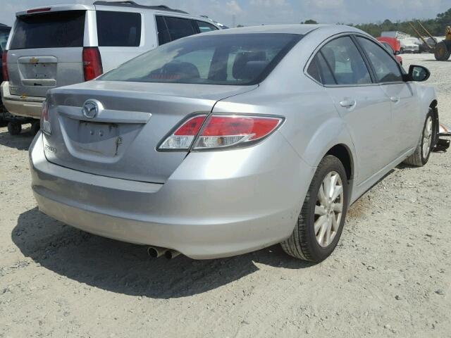 1YVHZ8DH1C5M17474 - 2012 MAZDA 6 I SILVER photo 4