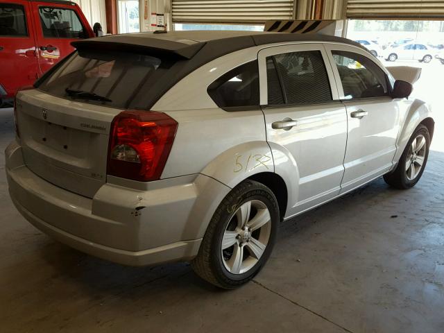 1B3CB4HA8AD664067 - 2010 DODGE CALIBER SX SILVER photo 4