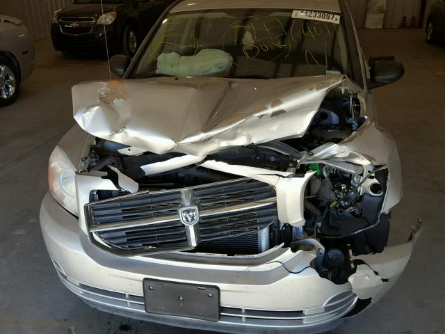 1B3CB4HA8AD664067 - 2010 DODGE CALIBER SX SILVER photo 7