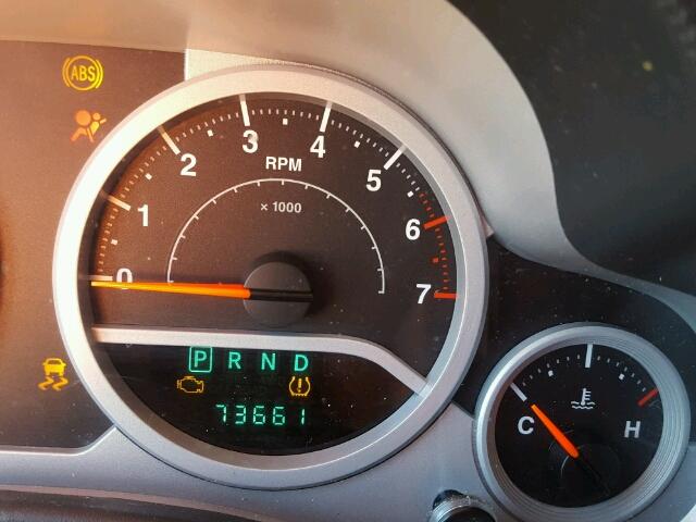 1J4BA3H10AL221225 - 2010 JEEP WRANGLER U ORANGE photo 8