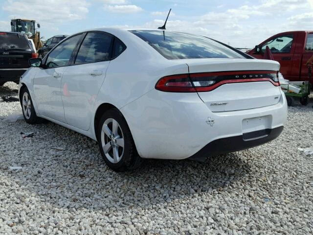 1C3CDFBB3GD605558 - 2016 DODGE DART SXT WHITE photo 3