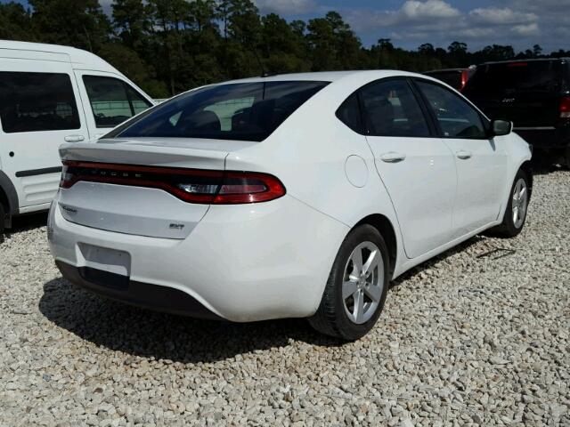 1C3CDFBB3GD605558 - 2016 DODGE DART SXT WHITE photo 4