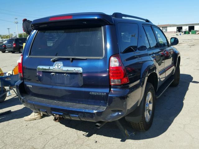 JTEBU14R270122098 - 2007 TOYOTA 4RUNNER SR BLUE photo 4