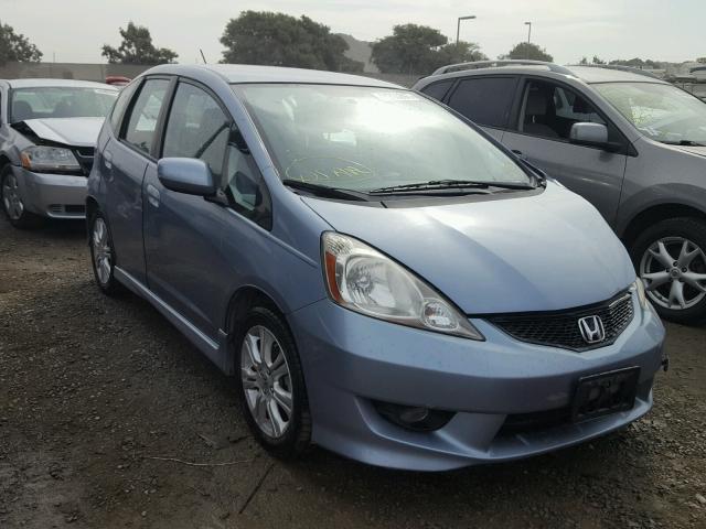 JHMGE8H63BC020783 - 2011 HONDA FIT SPORT BLUE photo 1