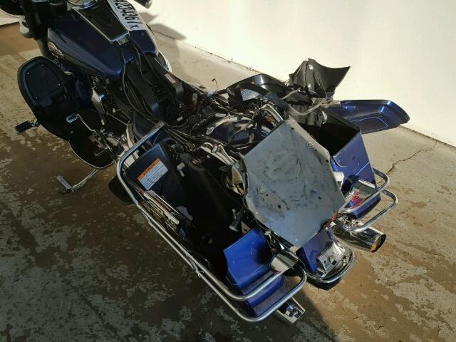 1HD1FC4147Y696282 - 2007 HARLEY-DAVIDSON FLHTCUI BLUE photo 9