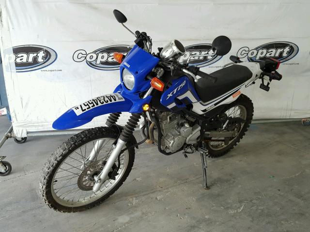 JYADG24E1FA004281 - 2015 YAMAHA XT250 BLUE photo 2