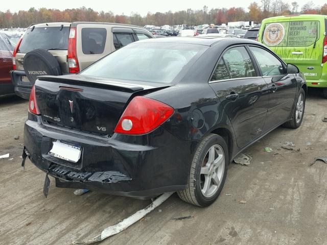 1G2ZG58N974163088 - 2007 PONTIAC G6 BASE BLACK photo 4