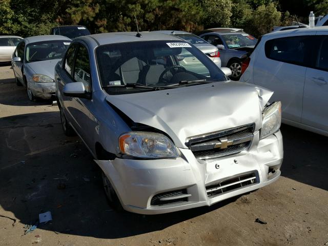 KL1TD5DE0AB109429 - 2010 CHEVROLET AVEO LS SILVER photo 1