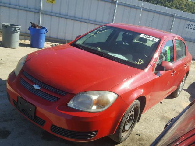 1G1AL58F077336100 - 2007 CHEVROLET COBALT LT RED photo 2