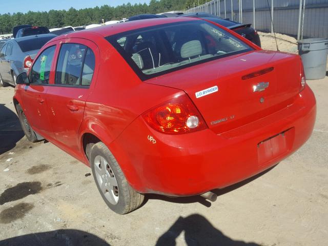 1G1AL58F077336100 - 2007 CHEVROLET COBALT LT RED photo 3