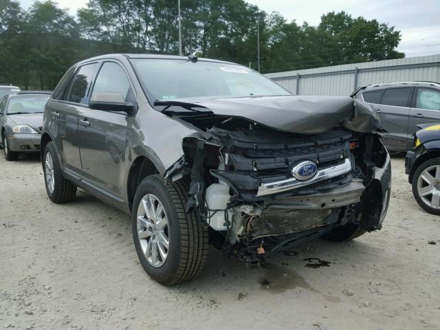 2FMDK4JC2DBC15049 - 2013 FORD EDGE SEL GRAY photo 1