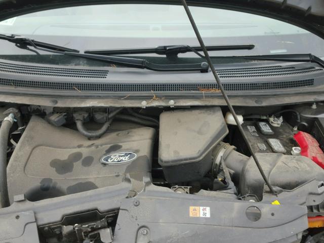 2FMDK4JC2DBC15049 - 2013 FORD EDGE SEL GRAY photo 7