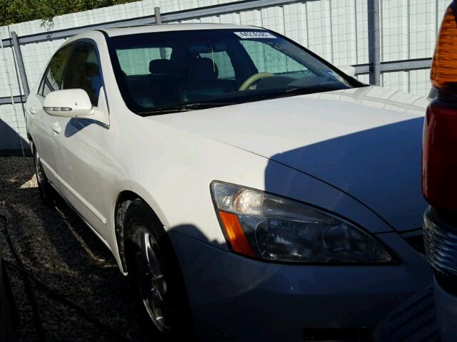 JHMCN36466C001296 - 2006 HONDA ACCORD HYB WHITE photo 1