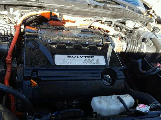 JHMCN36466C001296 - 2006 HONDA ACCORD HYB WHITE photo 7