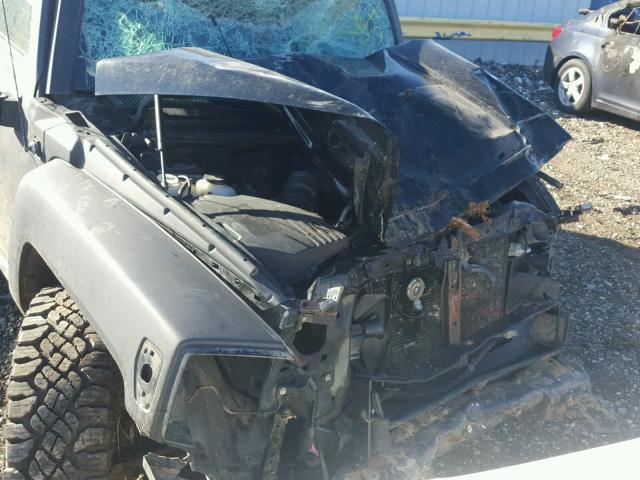 5GTDN136668123698 - 2006 HUMMER H3 Noir photo 7