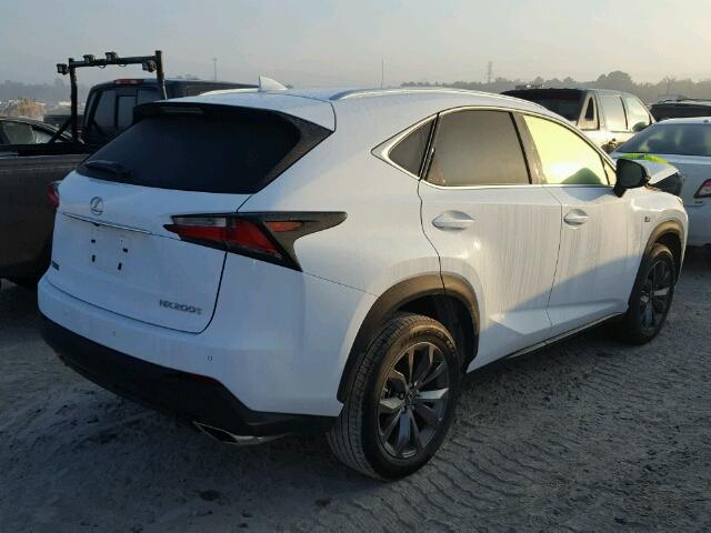 JTJYARBZ8H2064557 - 2017 LEXUS NX 200T WHITE photo 4