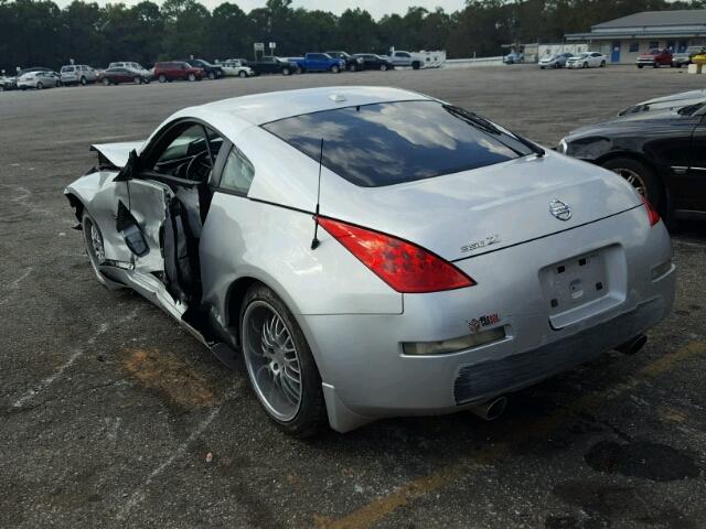 JN1BZ34D18M700811 - 2008 NISSAN 350Z COUPE SILVER photo 3