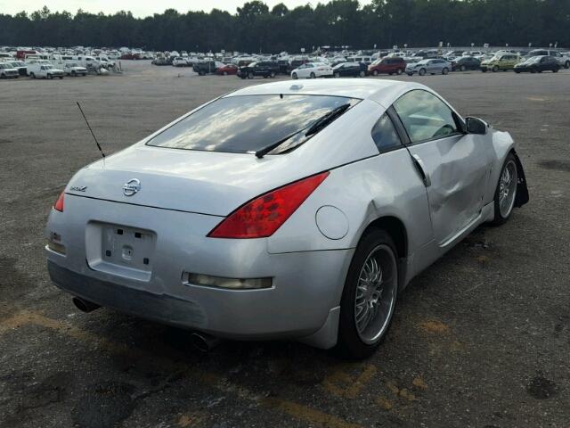 JN1BZ34D18M700811 - 2008 NISSAN 350Z COUPE SILVER photo 4