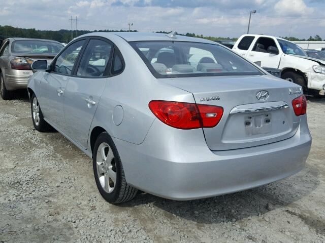 KMHDU4AD1AU112603 - 2010 HYUNDAI ELANTRA SILVER photo 3