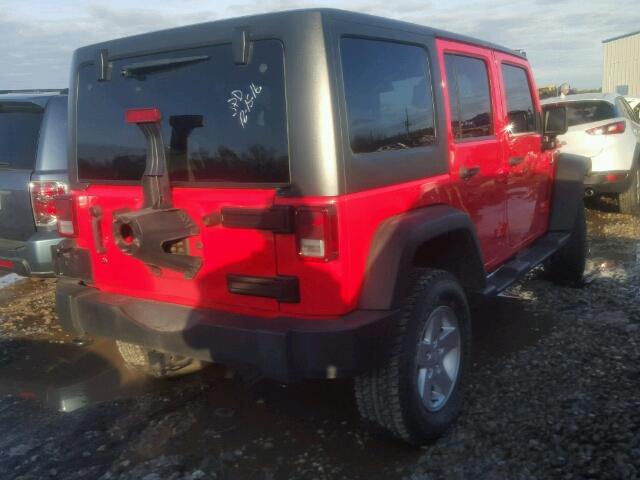 1C4HJWDG8DL594643 - 2013 JEEP WRANGLER U RED photo 4