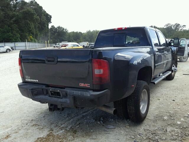 1GT426C87CF135123 - 2012 GMC SIERRA BLACK photo 4