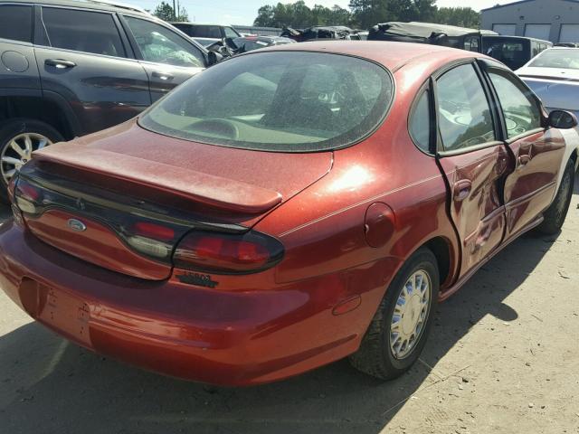 1FAFP53SXWA216365 - 1998 FORD TAURUS SE RED photo 4