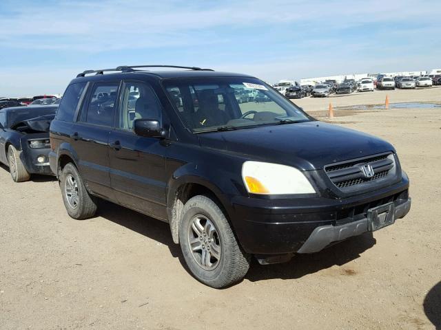 2HKYF18475H510564 - 2005 HONDA PILOT BLACK photo 1