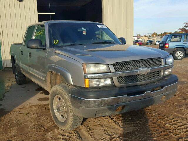 1GCGK13U23F200070 - 2003 CHEVROLET SILVERADO GRAY photo 1