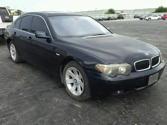 WBAGL63482DP53338 - 2002 BMW 745 I BLACK photo 1