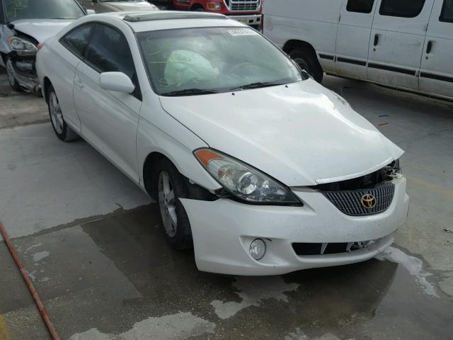 4T1CA38P24U011640 - 2004 TOYOTA CAMRY SOLA WHITE photo 1