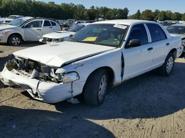 2FAHP71V99X138304 - 2009 FORD CROWN VICT WHITE photo 2