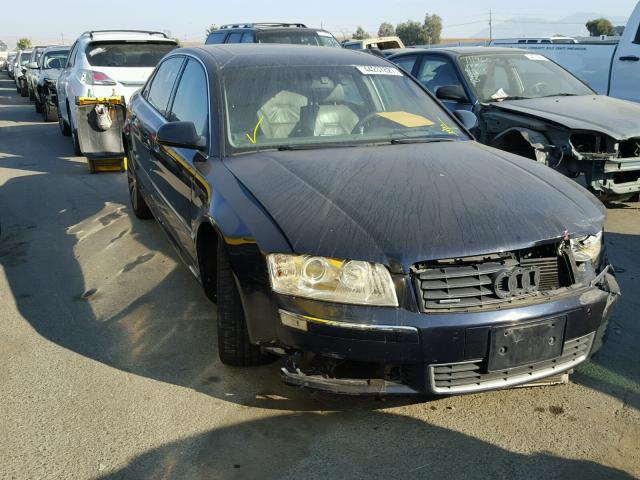 WAUML44E35N010759 - 2005 AUDI A8 L QUATT BLUE photo 1