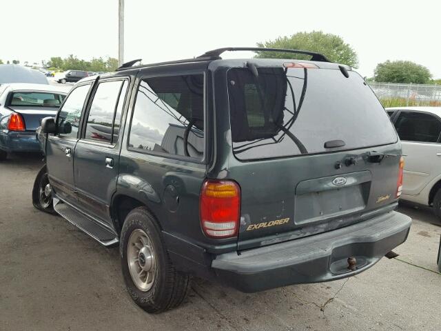 1FMZU34E3WZB73806 - 1998 FORD EXPLORER GREEN photo 3