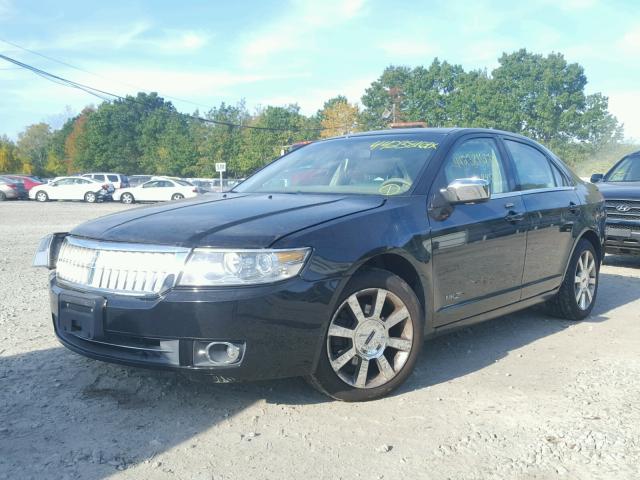 3LNHM28TX8R644792 - 2008 LINCOLN MKZ BLACK photo 2