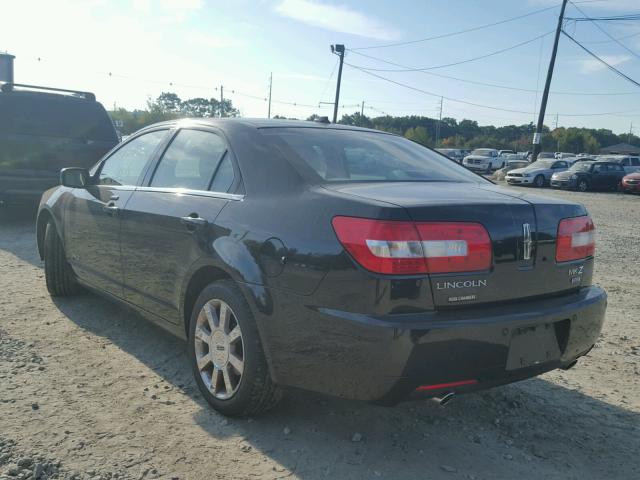 3LNHM28TX8R644792 - 2008 LINCOLN MKZ BLACK photo 3