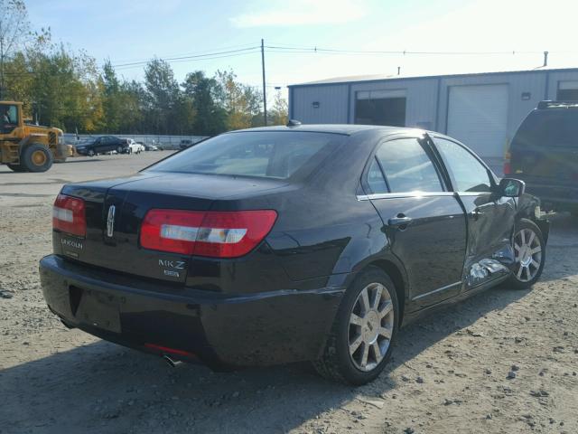 3LNHM28TX8R644792 - 2008 LINCOLN MKZ BLACK photo 4