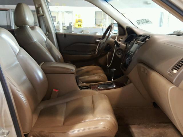 2HNYD18292H517650 - 2002 ACURA MDX GOLD photo 5