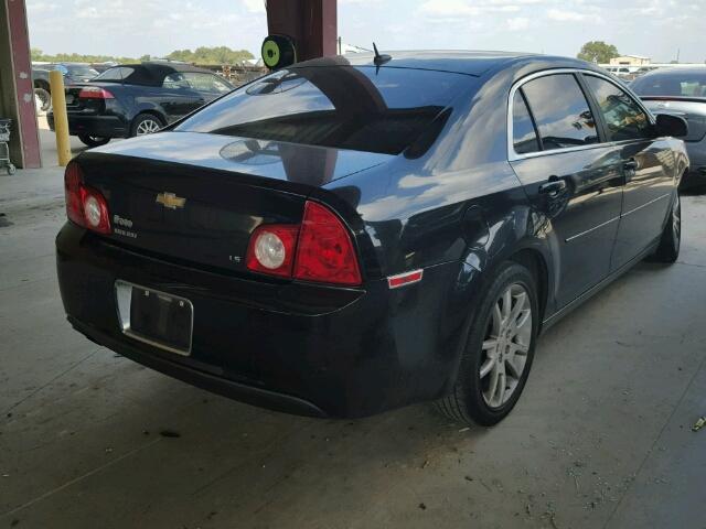 1G1ZG57BX94158495 - 2009 CHEVROLET MALIBU LS შავი ფოტო 4