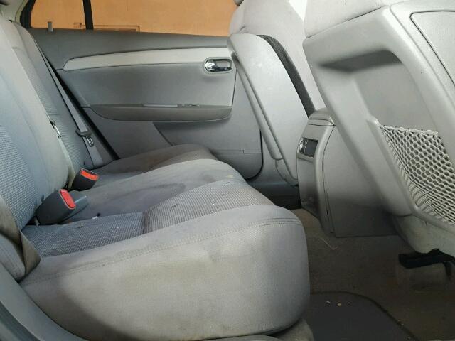 1G1ZG57BX94158495 - 2009 CHEVROLET MALIBU LS შავი ფოტო 6