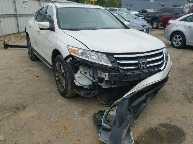 5J6TF1H32EL001618 - 2014 HONDA CROSSTOUR WHITE photo 1