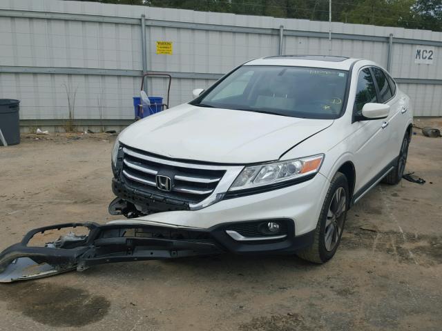 5J6TF1H32EL001618 - 2014 HONDA CROSSTOUR WHITE photo 2