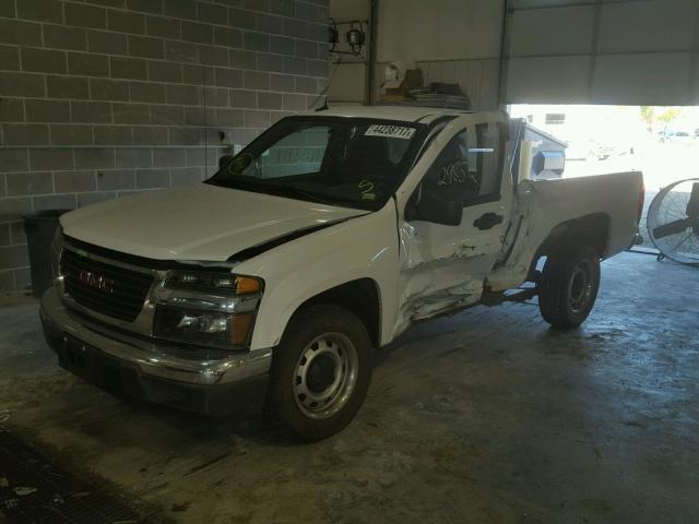 1GTC5LF91B8120030 - 2011 GMC CANYON WHITE photo 2