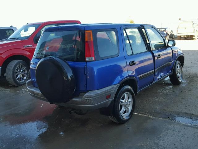 JHLRD28491C007546 - 2001 HONDA CR-V LX BLUE photo 4