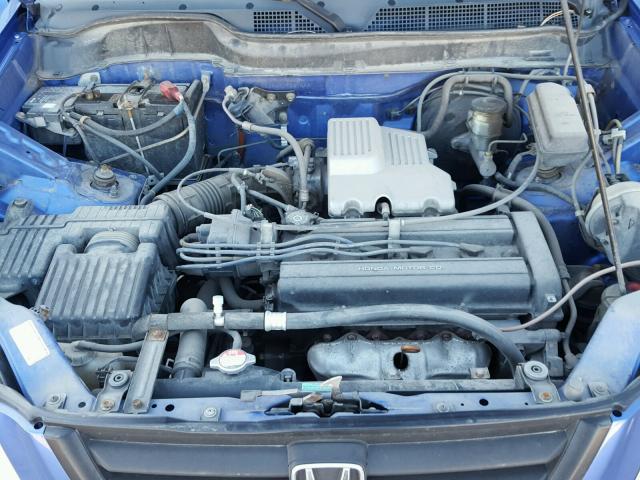 JHLRD28491C007546 - 2001 HONDA CR-V LX BLUE photo 7