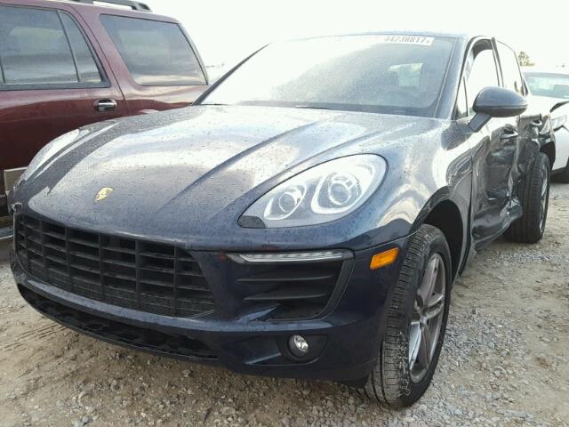 WP1AA2A56HLB82092 - 2017 PORSCHE MACAN BLUE photo 2